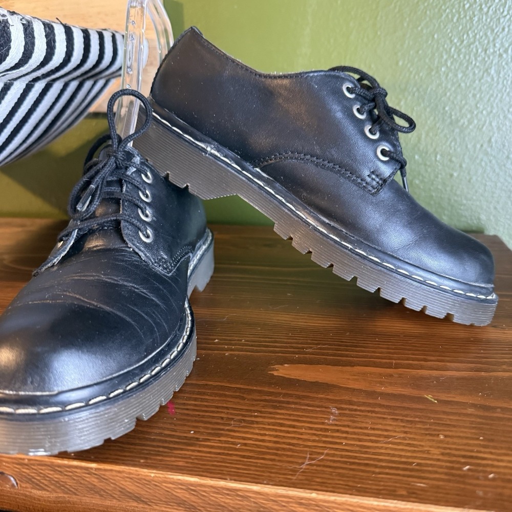 Vintage Colorado Women's Oxfords Shoes Size 7.5 Leather‎ Black - Picture 4 of 12